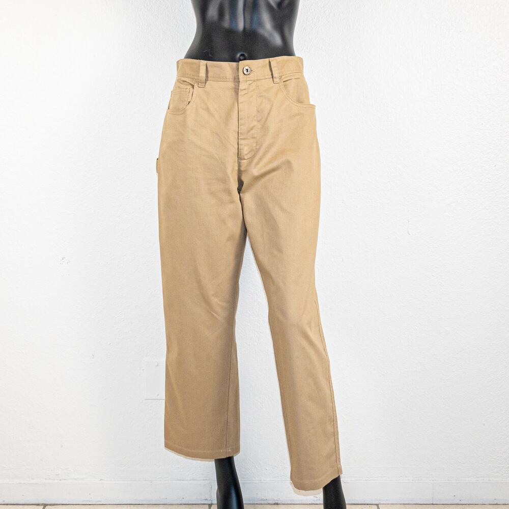 JW Anderson Straight Leg Carpenter Pants in Khaki Beige 28waist - Picture 2 of 12
